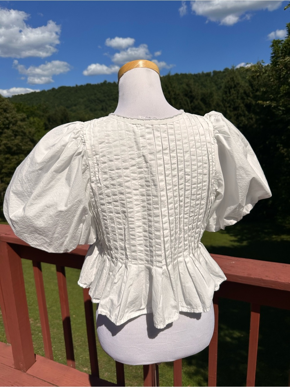 Free People FP One Devon Puff Sleeve Top - Picture 4 of 6